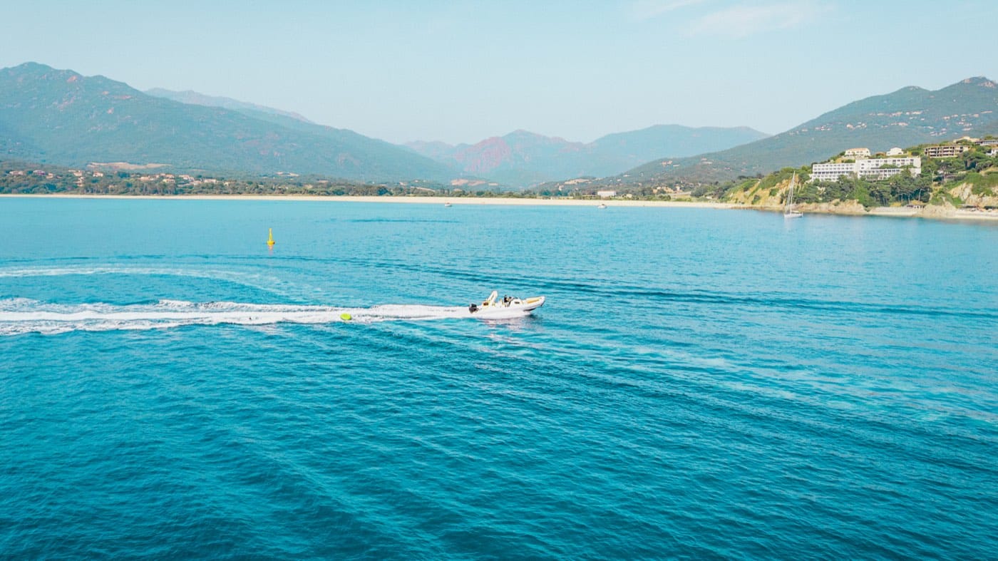 Sortie en bateau Marinaloc dans le golfe du Valinco