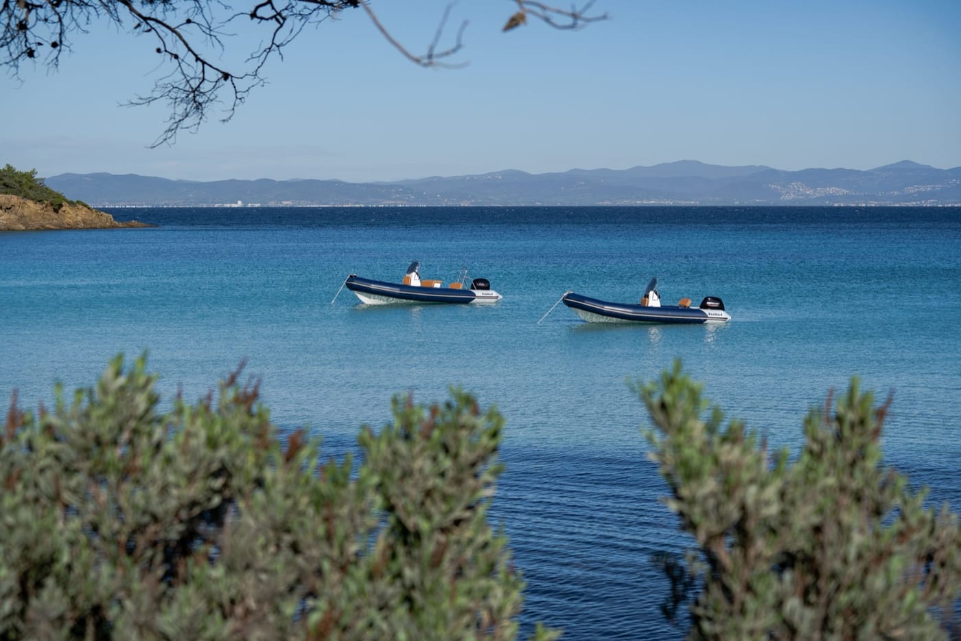 Baignade et mouillage en bateau près de Propriano